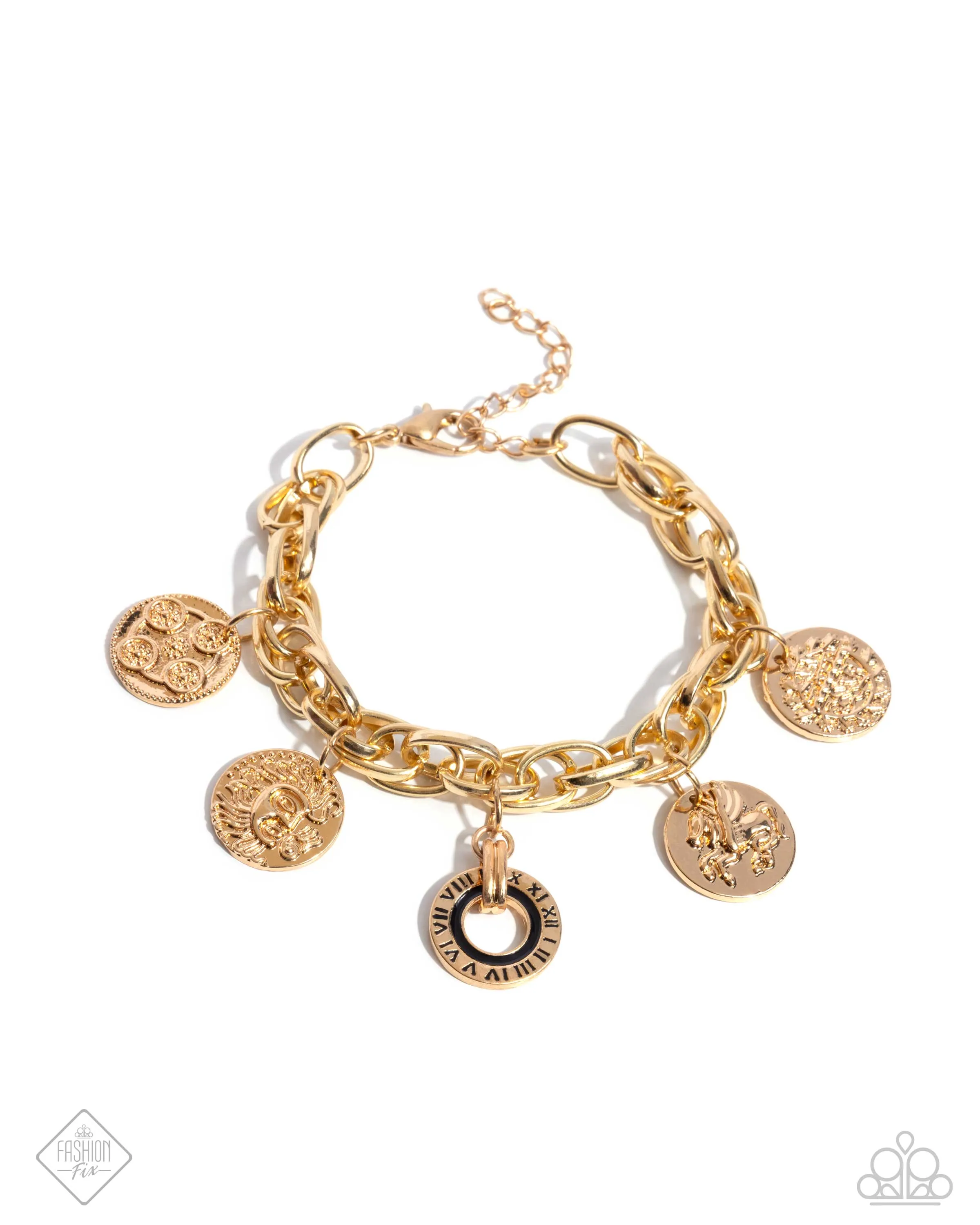 Delightful Declaration -  Gold Bracelet