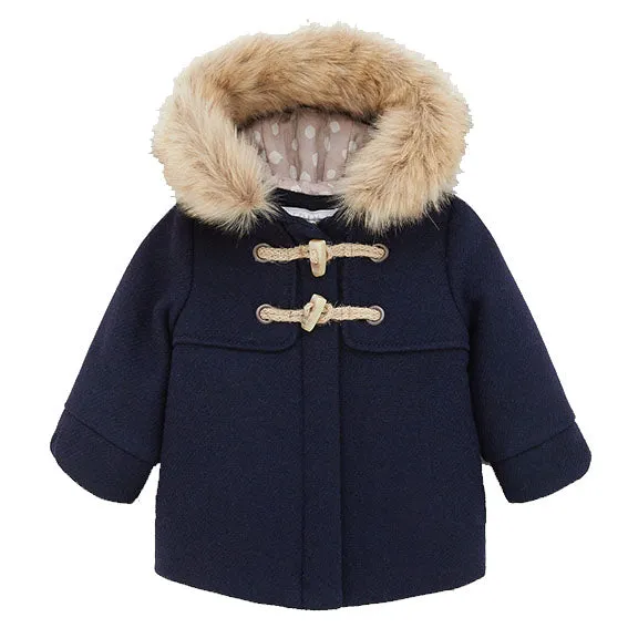 Dimitri Unisex Navy Duffle Coat