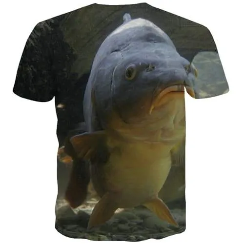 Dolphin T-shirt Men Ocean Tshirt Anime Lovely Shirt Print Funny Tshirts Casual Harajuku T-shirts 3d Short Sleeve Hip hop Men