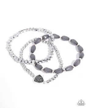 Druzy Decadence - Silver Bracelet