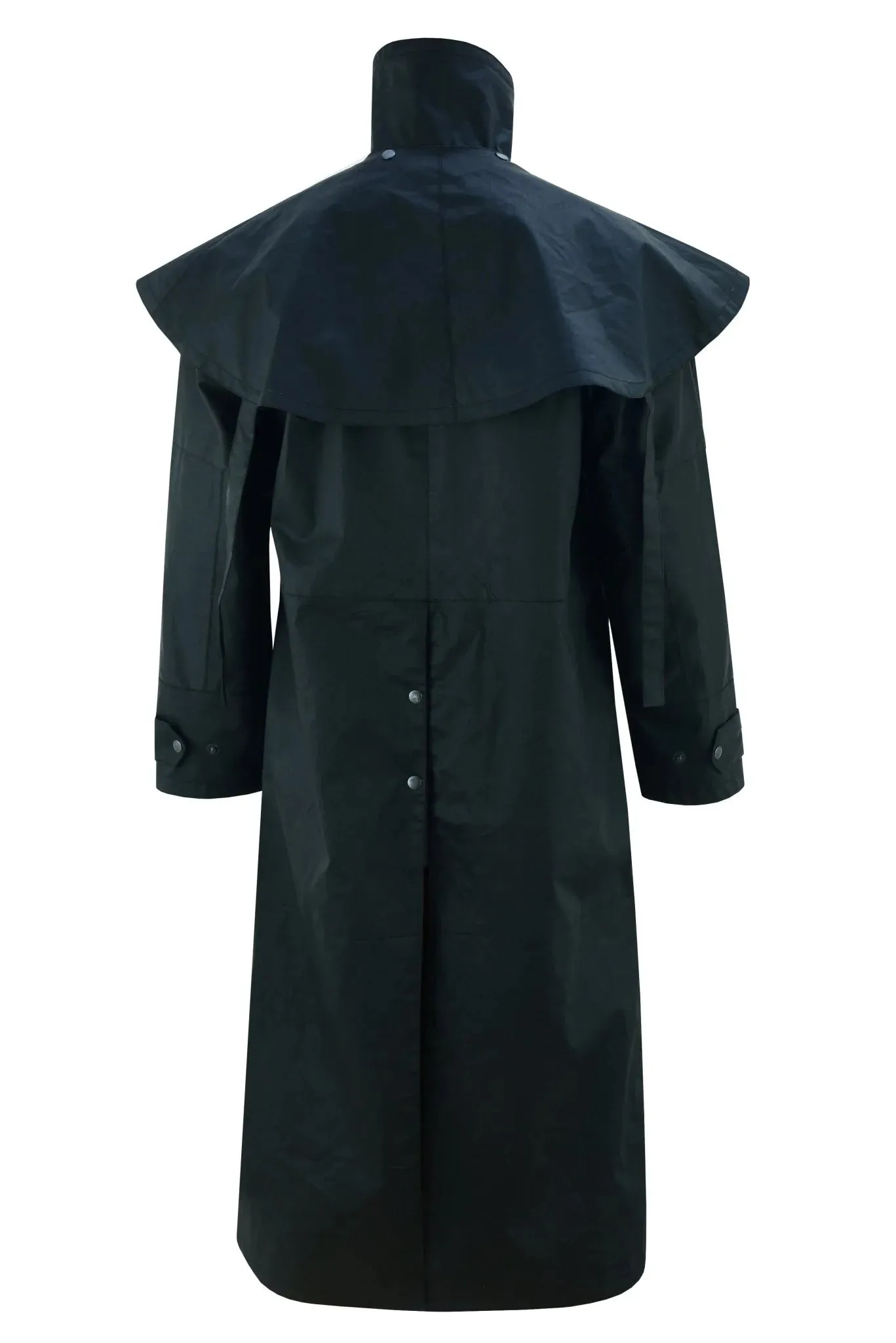 Duster Waterproof Black Long Coat Countrywear Unisex