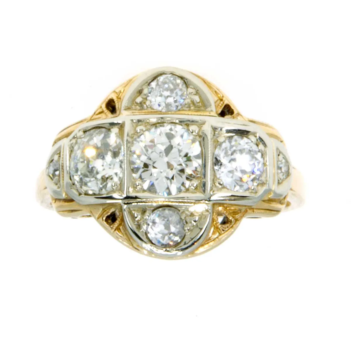 Early Art Deco 1.70ct Diamond Ring