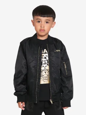 ED Hardy Boys Bomber Jacket in Black