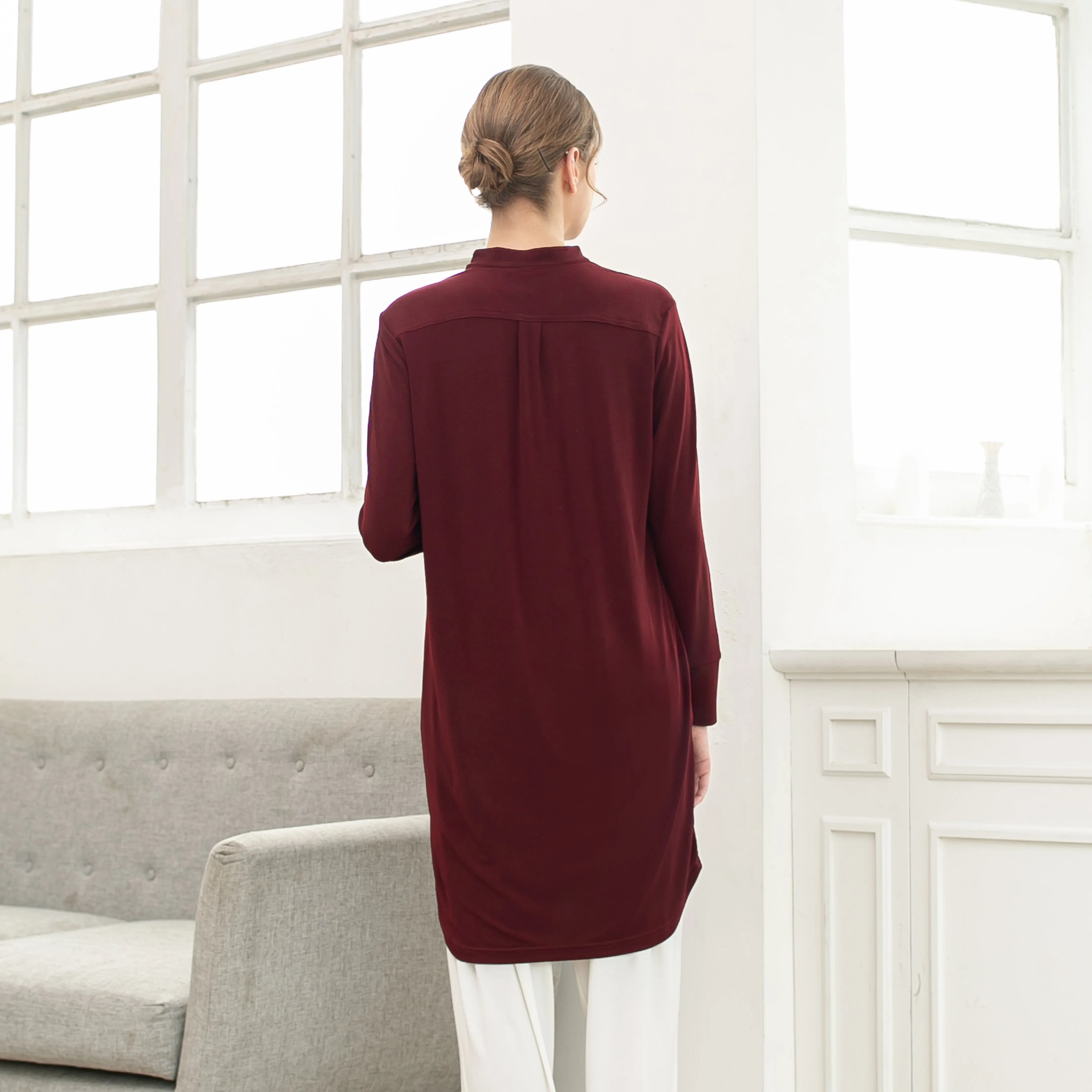 Ellis Tunic - Maroon