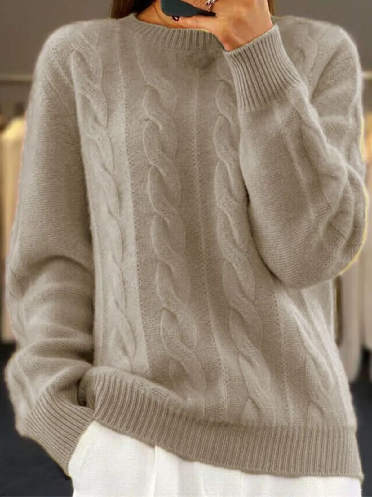 Emilia | Women's Ultra-Soft Knit Pullover for All-Season Warmth and Versatile Fashion