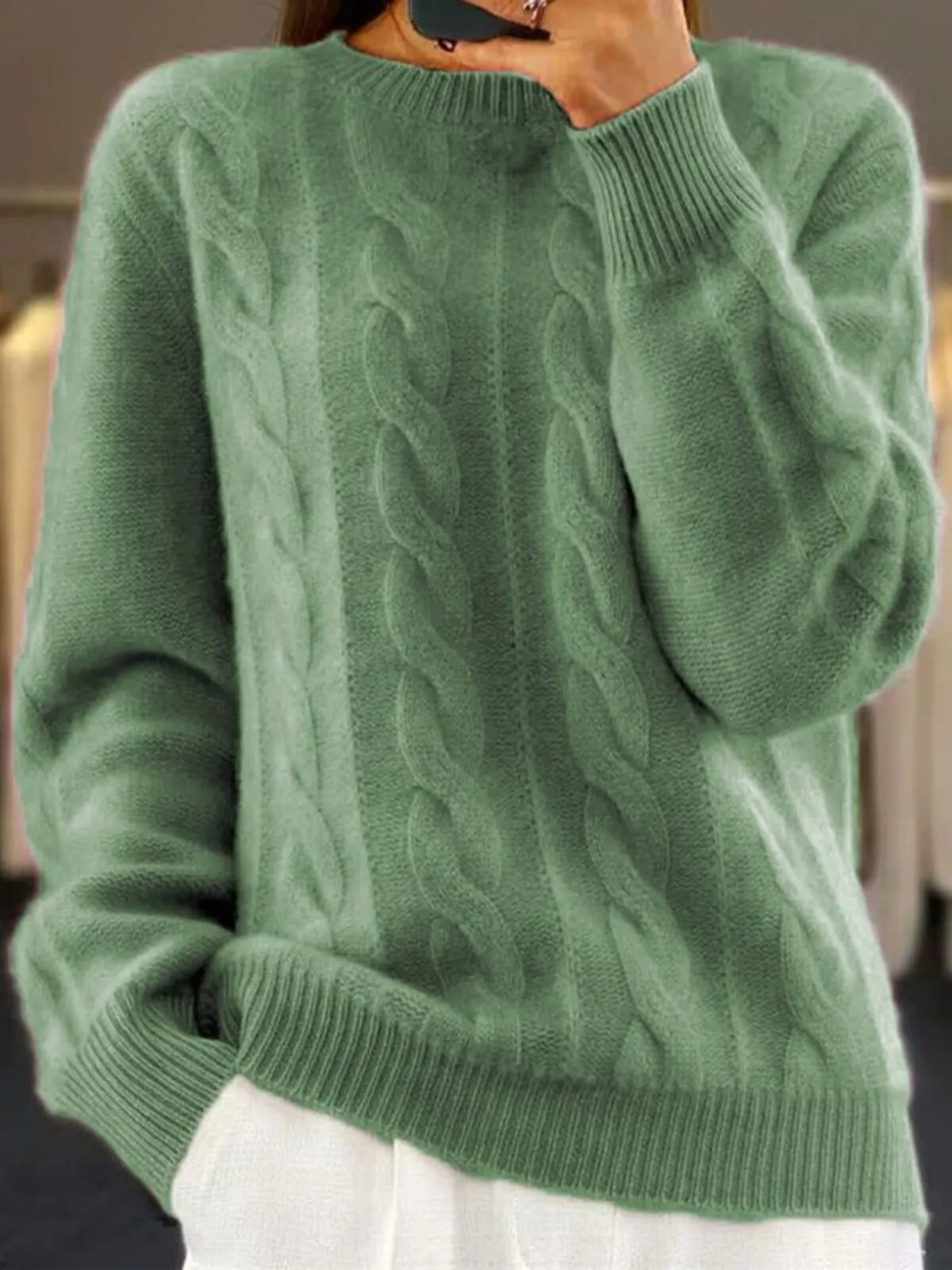 Emilia | Women's Ultra-Soft Knit Pullover for All-Season Warmth and Versatile Fashion