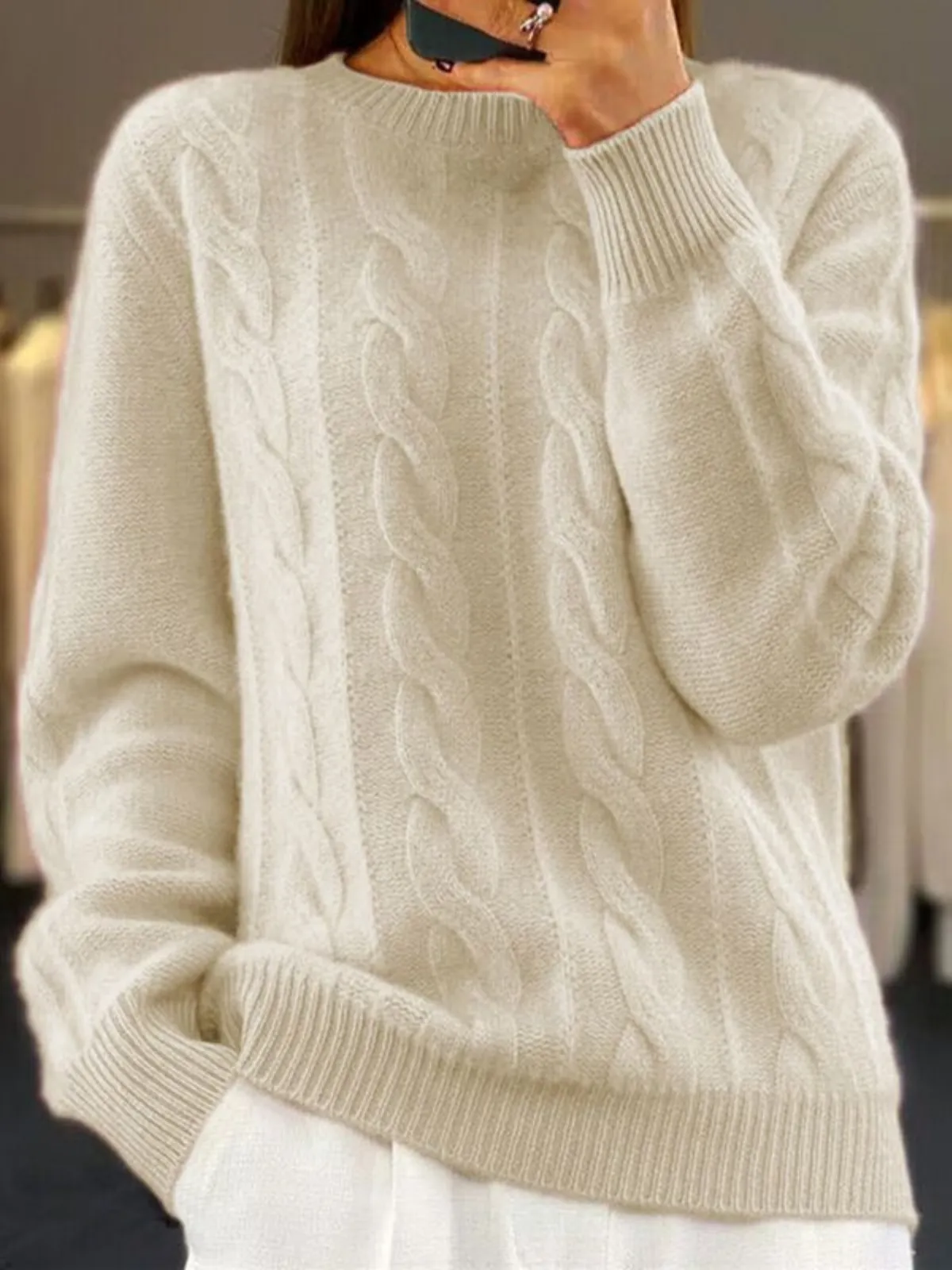 Emilia | Women's Ultra-Soft Knit Pullover for All-Season Warmth and Versatile Fashion