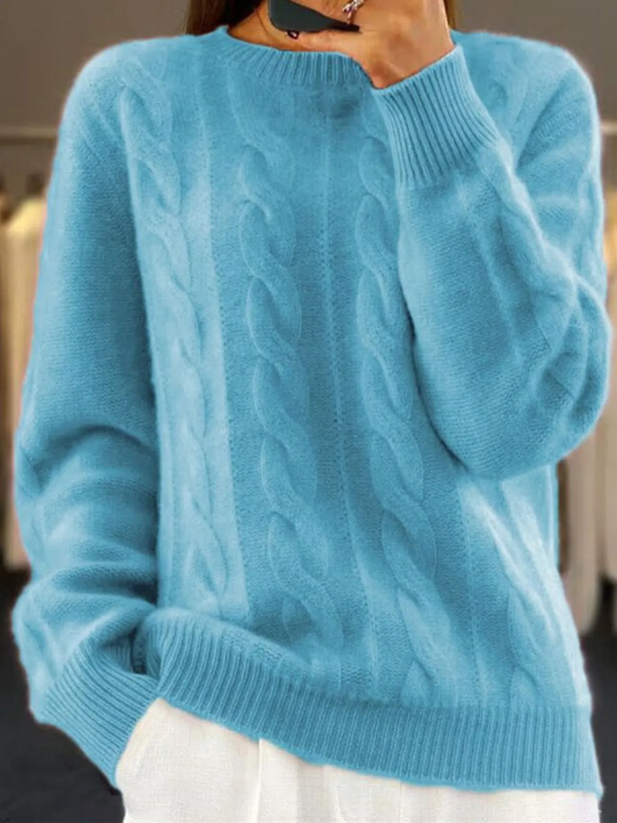 Emilia | Women's Ultra-Soft Knit Pullover for All-Season Warmth and Versatile Fashion