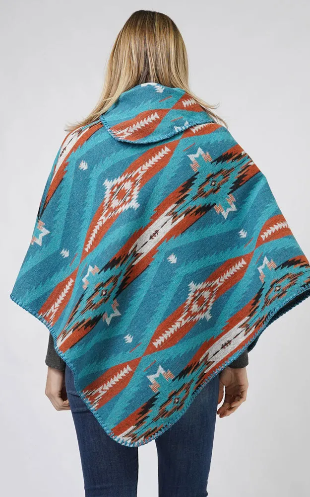 EPC10800 AZTEC PATTERN PONCHO