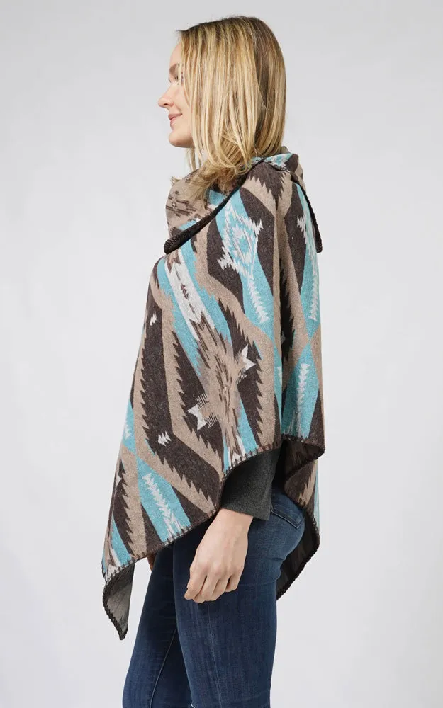 EPC10800 AZTEC PATTERN PONCHO