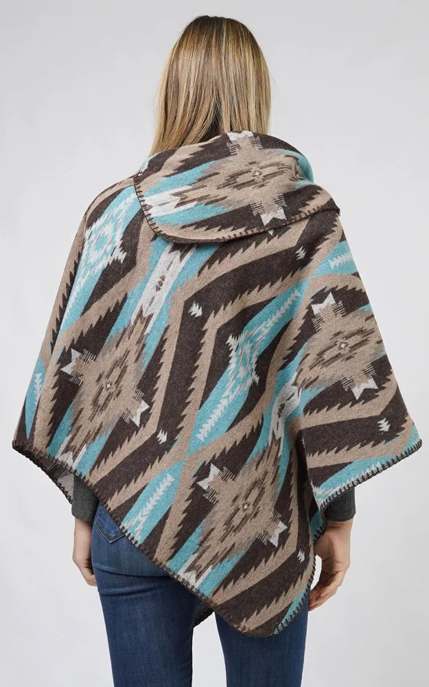 EPC10800 AZTEC PATTERN PONCHO