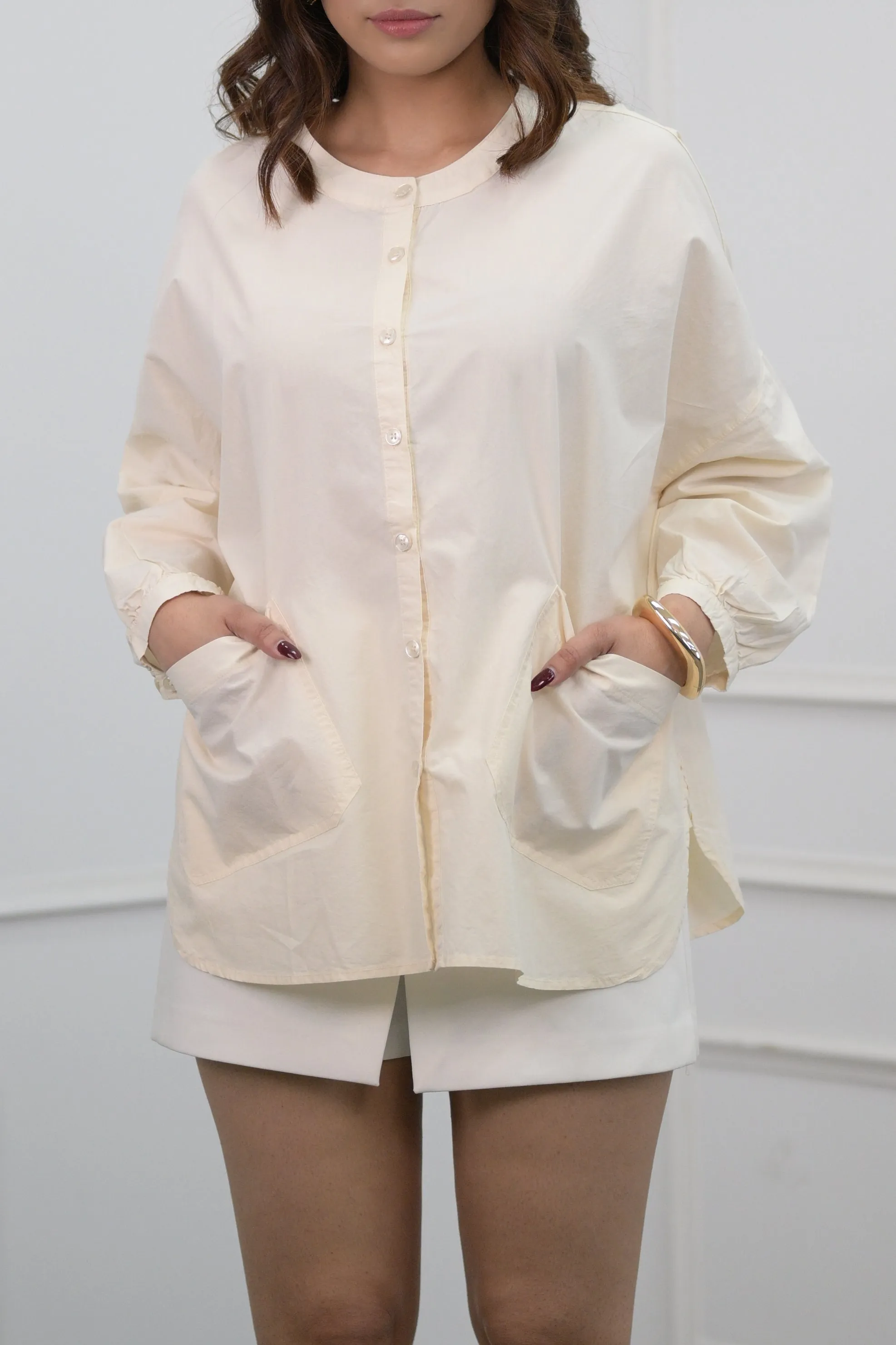 Ethereal Elegance Oversized Shirt