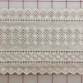 Eyelet Trim - Beautiful Vintage Winter White