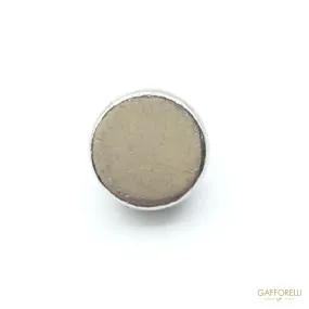 Flat Light Gold Buttons High Tickness - Art. 4738