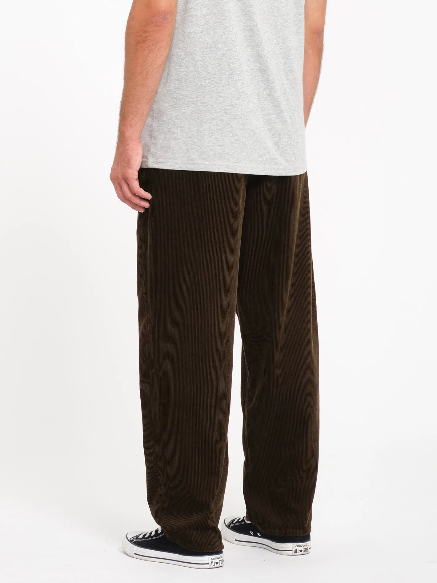 Freazy Loose Trousers - Dark Brown