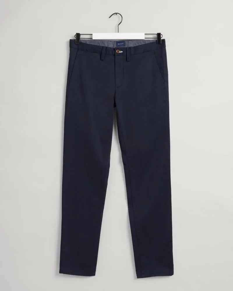Gant Apparel Mens HALLDEN TWILL CHINOS 410/MARINE