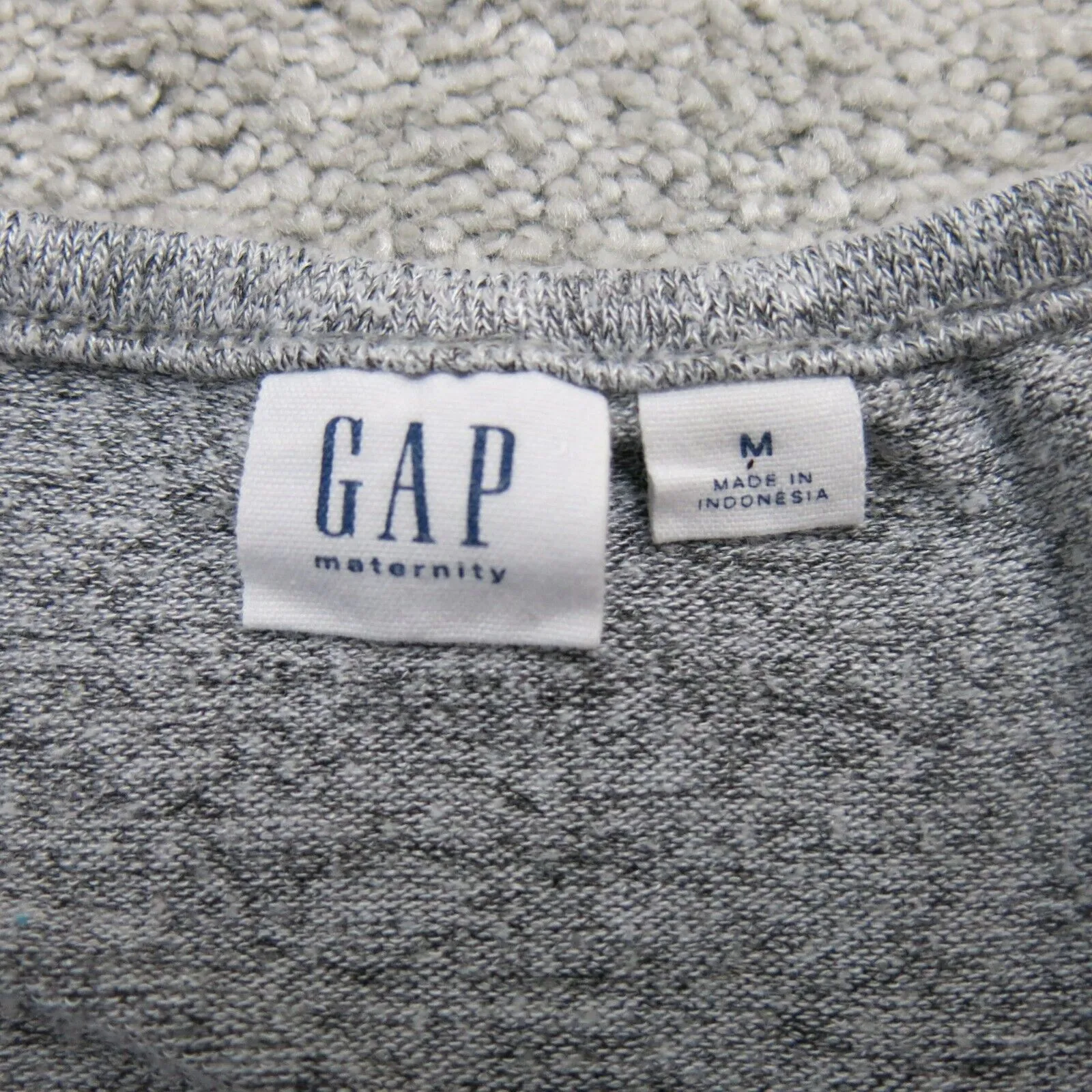 Gap Womens T Shirt Top Cold Shoulder Sleeve Round Neck Heather Gray Size Medium