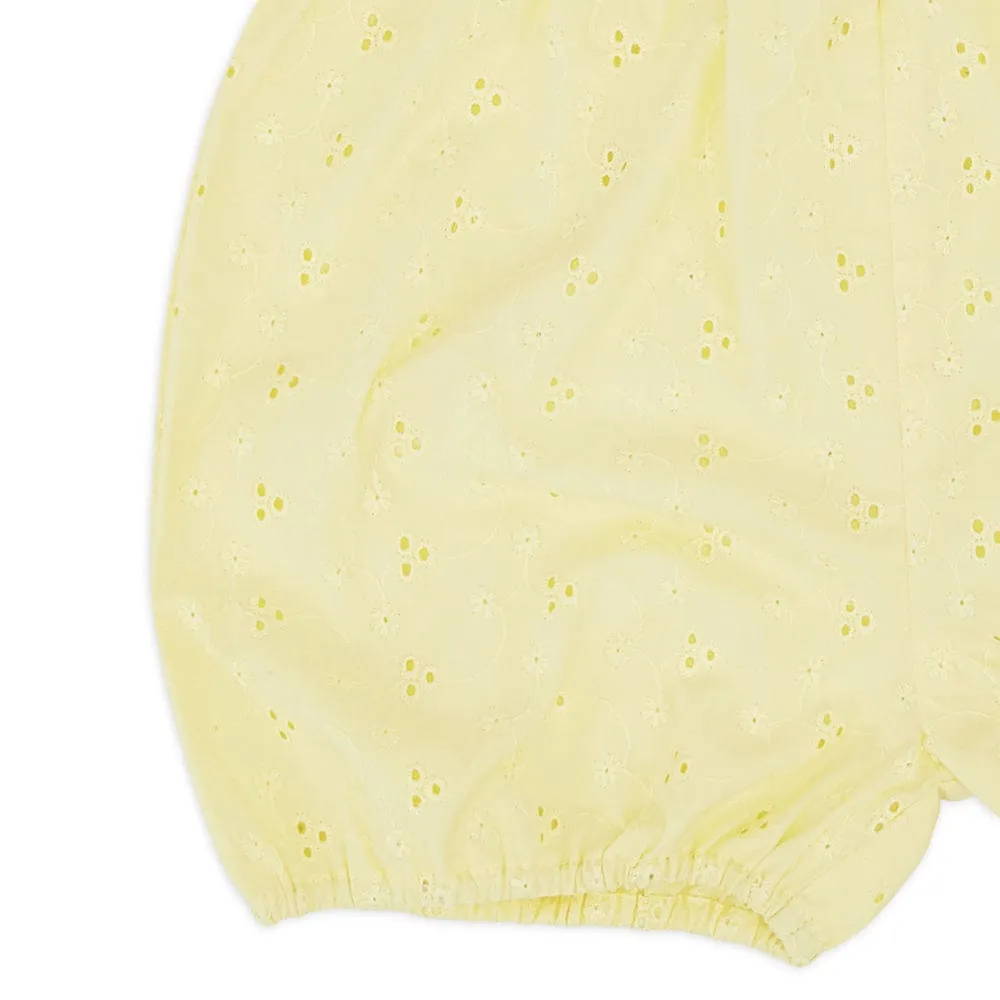 Girl Top with Bottom, Yellow 6-24 Months