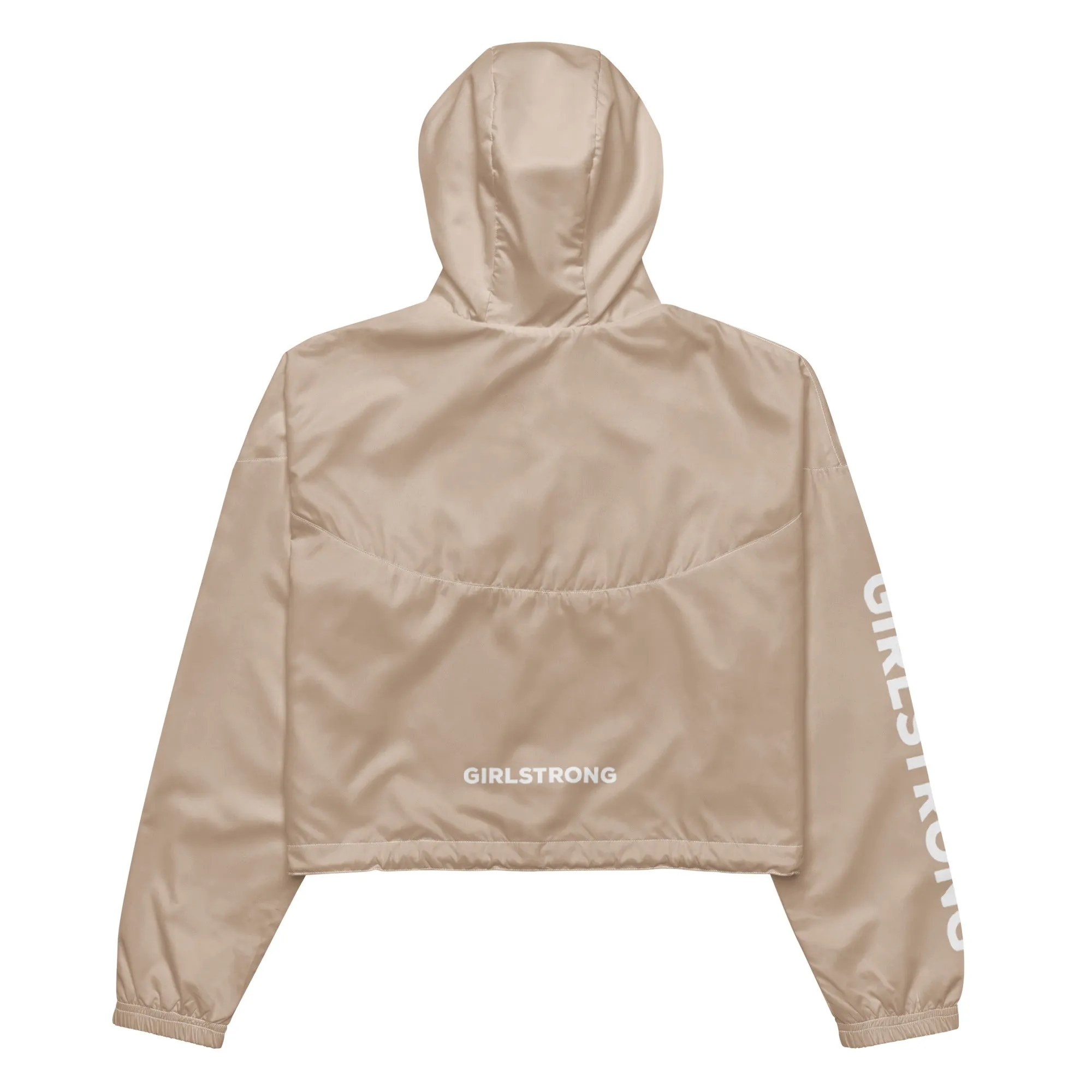 GIRLFRIEND PULLOVER CROP WINDBREAKER CALIFORNIA SAND GIRLSTRONG