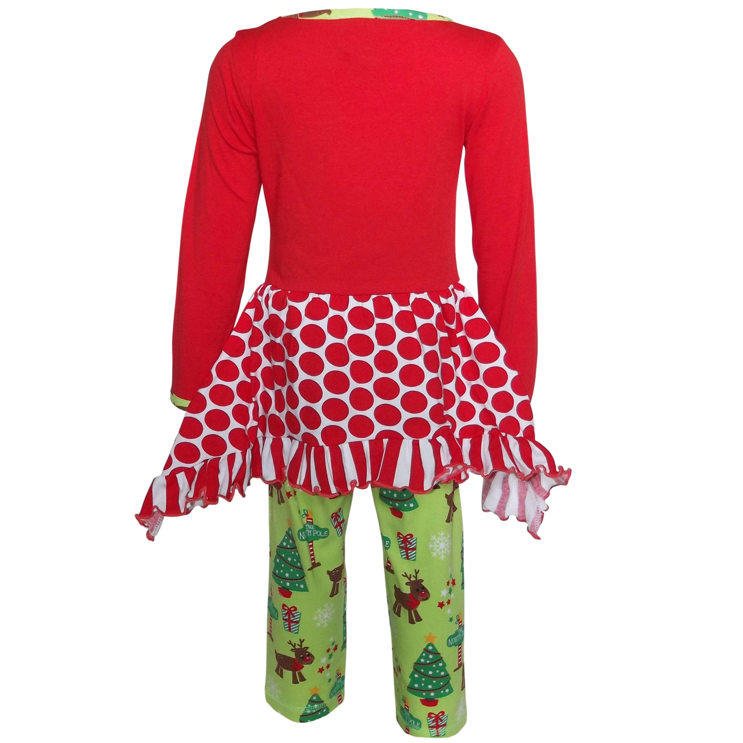 Girls Christmas Reindeer Tunic and