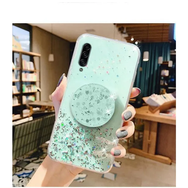 Glittery phone Case For Samsung Galaxy