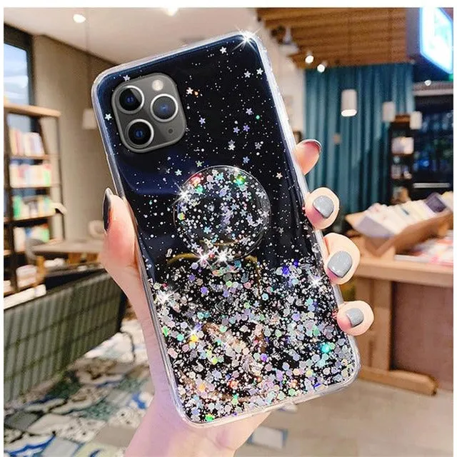 Glittery phone Case For Samsung Galaxy