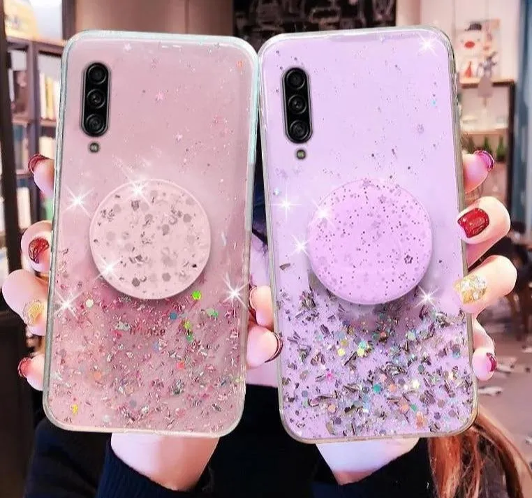 Glittery phone Case For Samsung Galaxy