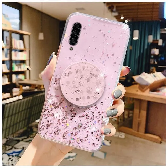 Glittery phone Case For Samsung Galaxy