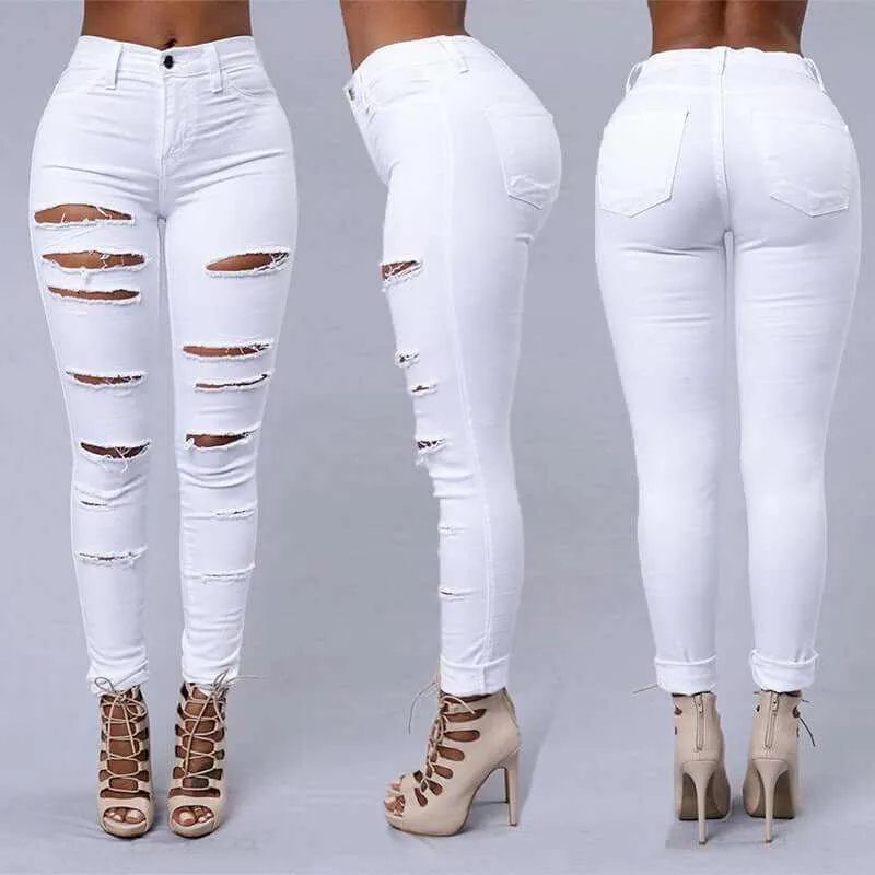 Glow Chic's Skinny Ripped Jeans