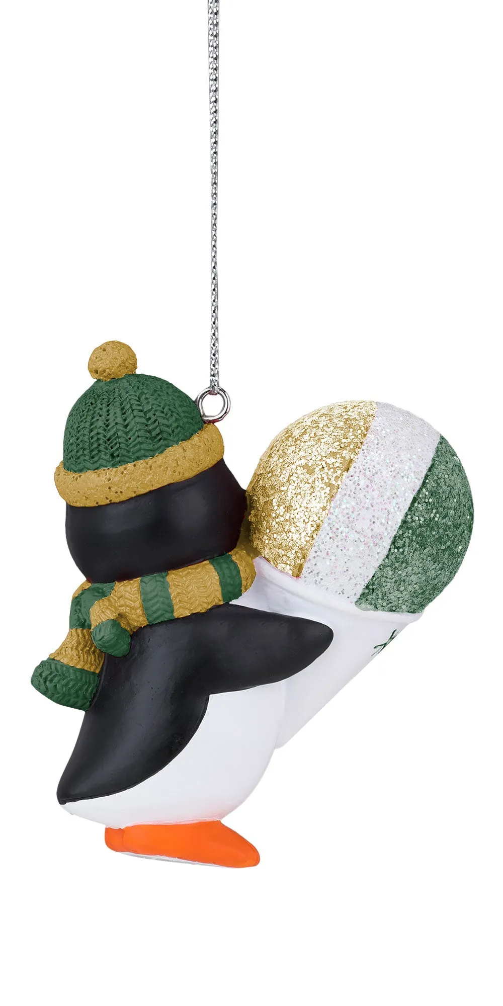 Green Bay Packers Penguin Snowcone Ornament