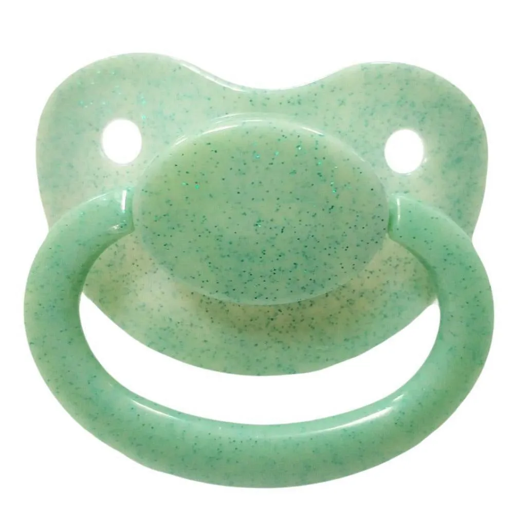 Green Glitter Adult Pacifier