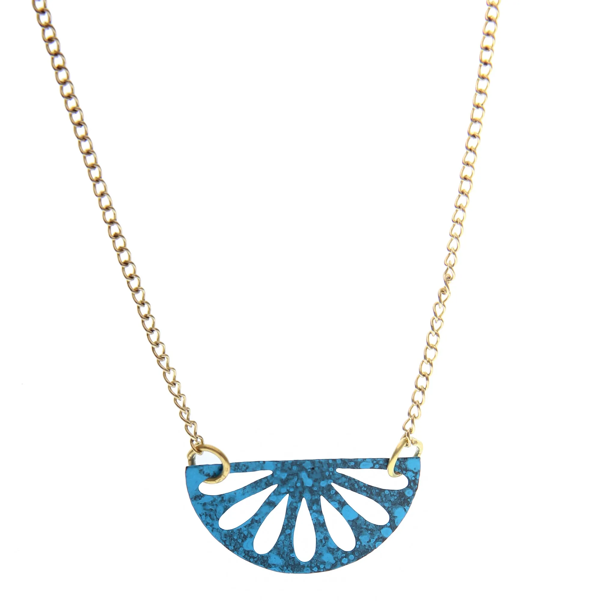 Helen necklace, blue