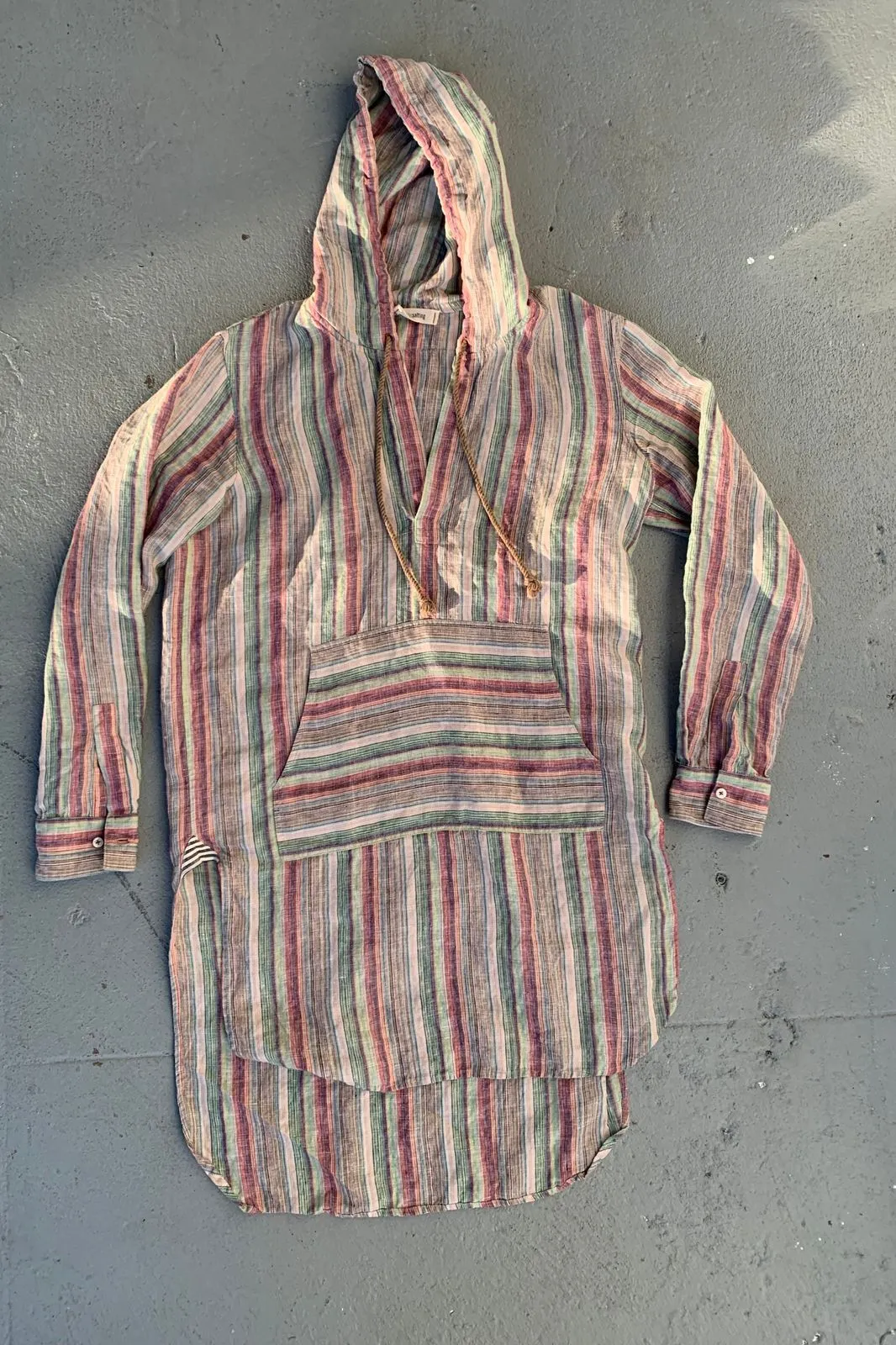 hoodie tunic newport stripe