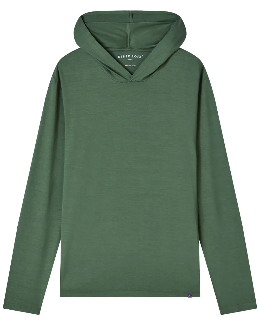 Hunter Green Micro Modal Pullover Hoodie