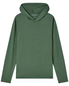 Hunter Green Micro Modal Pullover Hoodie