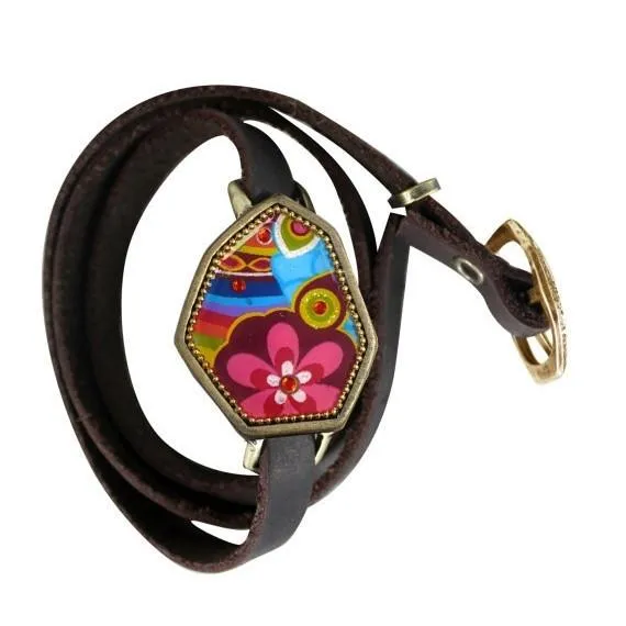 Israeli Leather Fashion Bracelets