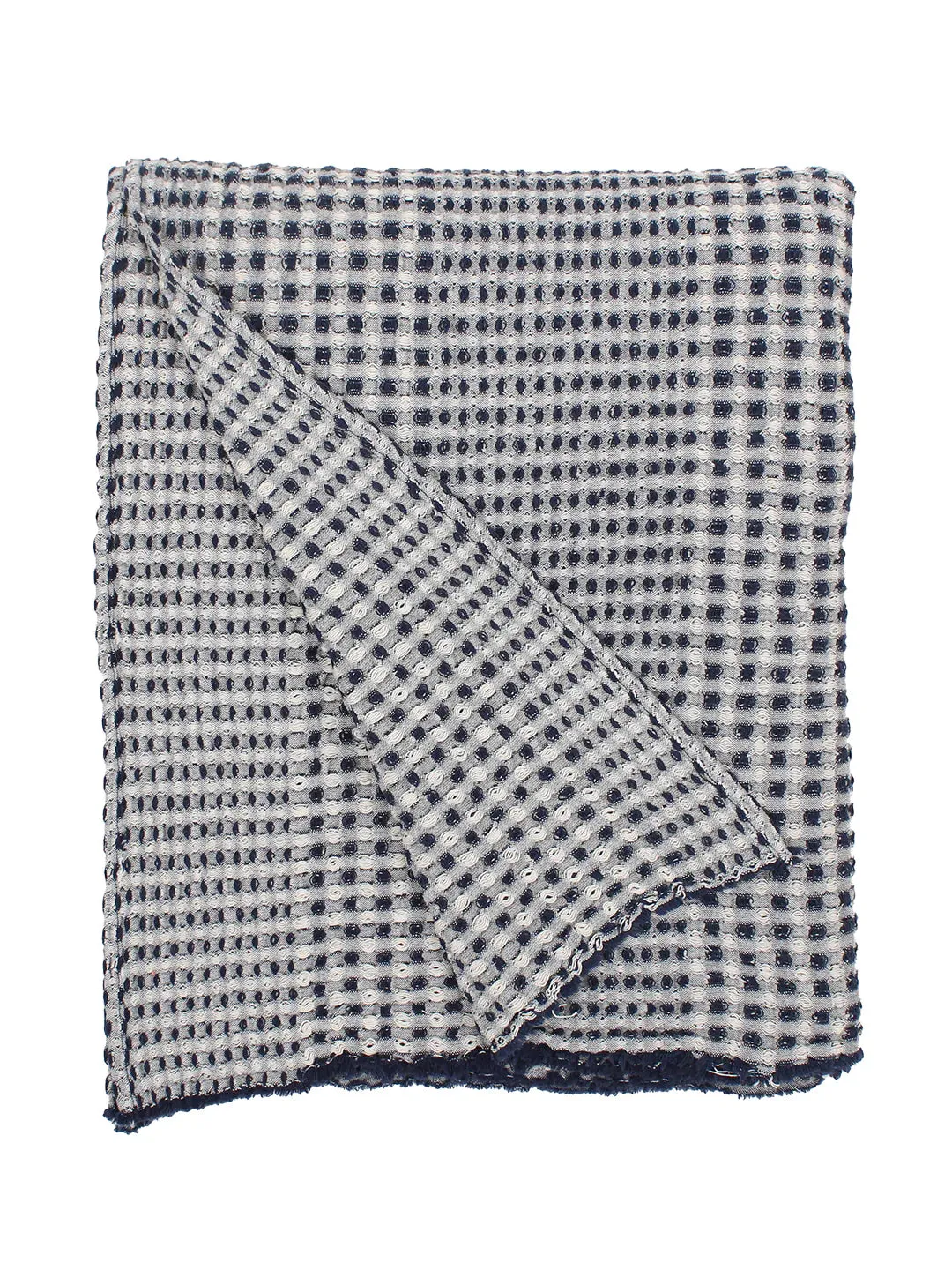 Karakoram Throw (Natural / Blue)