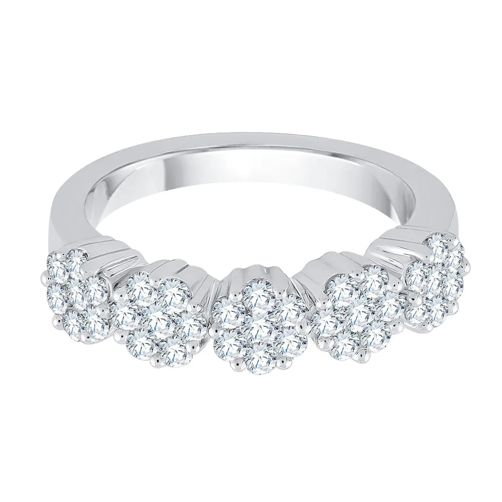 KATARINA Diamond Cluster Set Fashion Ring (1 cttw, J-K, SI2-I1)