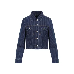 KENZO Women's Classic Blue Trucker Jacket