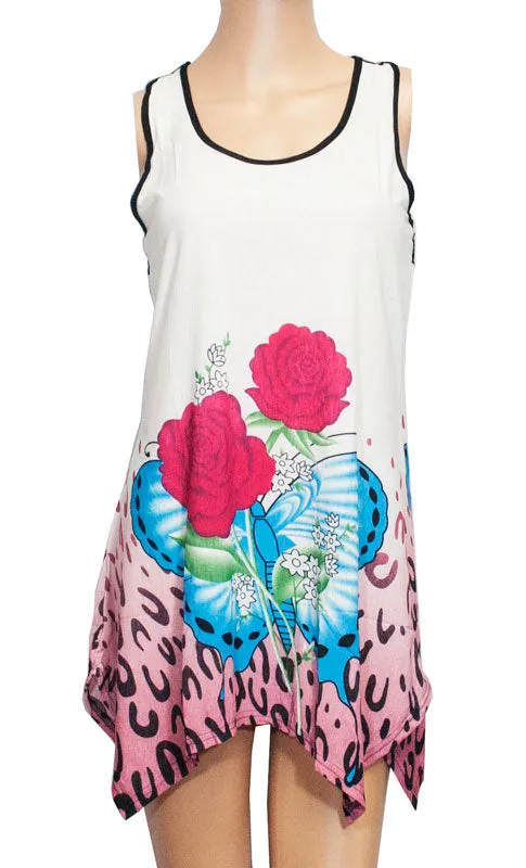 Ladies Casual Sleeveless Tunic Tops