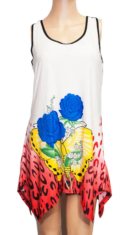 Ladies Casual Sleeveless Tunic Tops