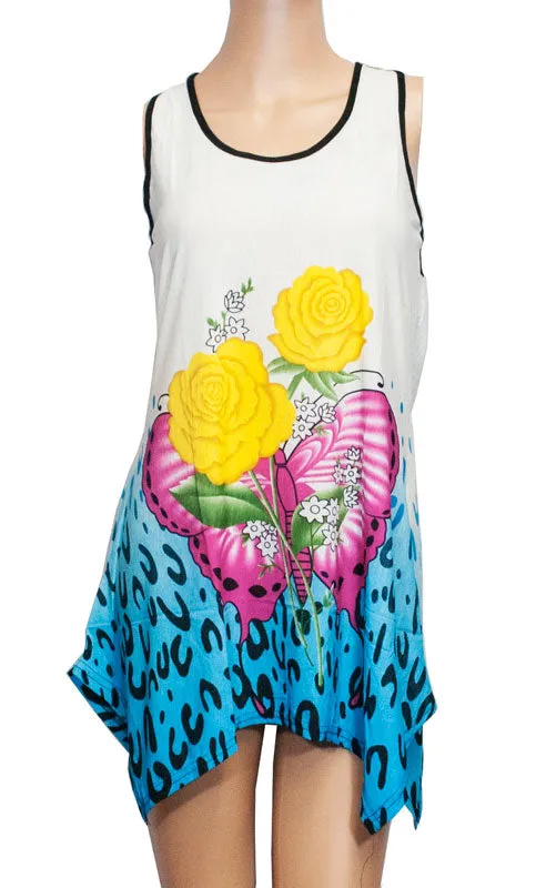 Ladies Casual Sleeveless Tunic Tops