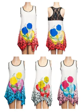 Ladies Casual Sleeveless Tunic Tops