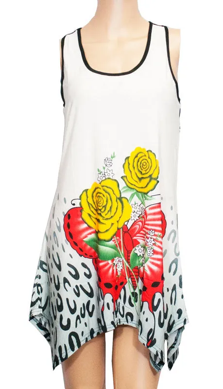 Ladies Casual Sleeveless Tunic Tops