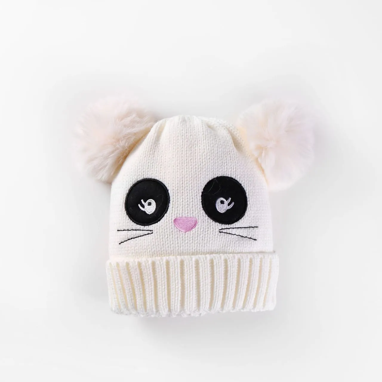 Little Mice Cute Woollen Winter Cap