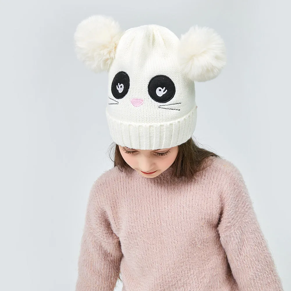 Little Mice Cute Woollen Winter Cap