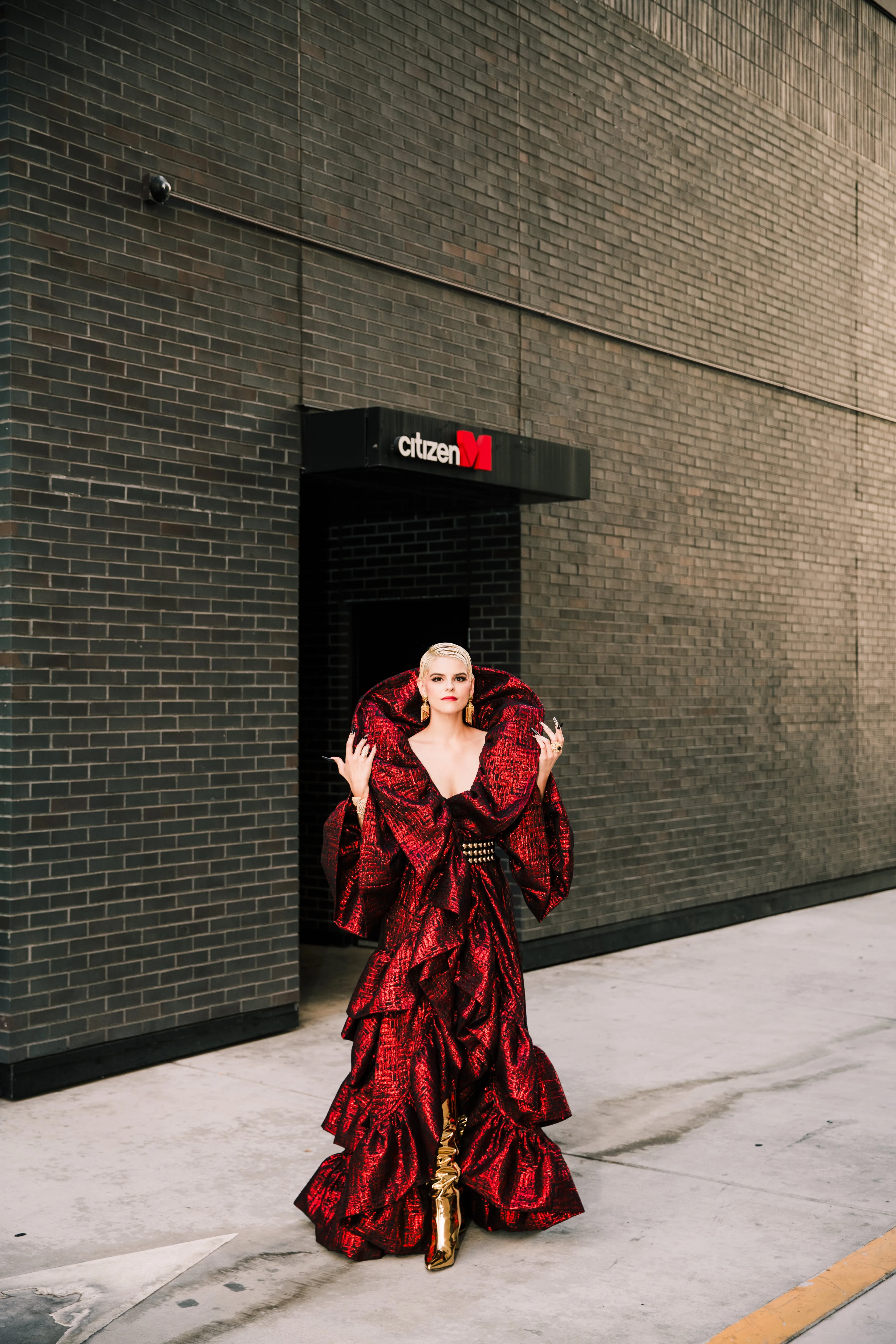 Manhattan Opera Coat Gown Custom in "Turandot"