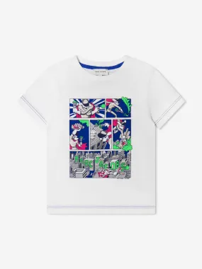 MARC JACOBS Boys Organic Cotton Comic Print T-Shirt