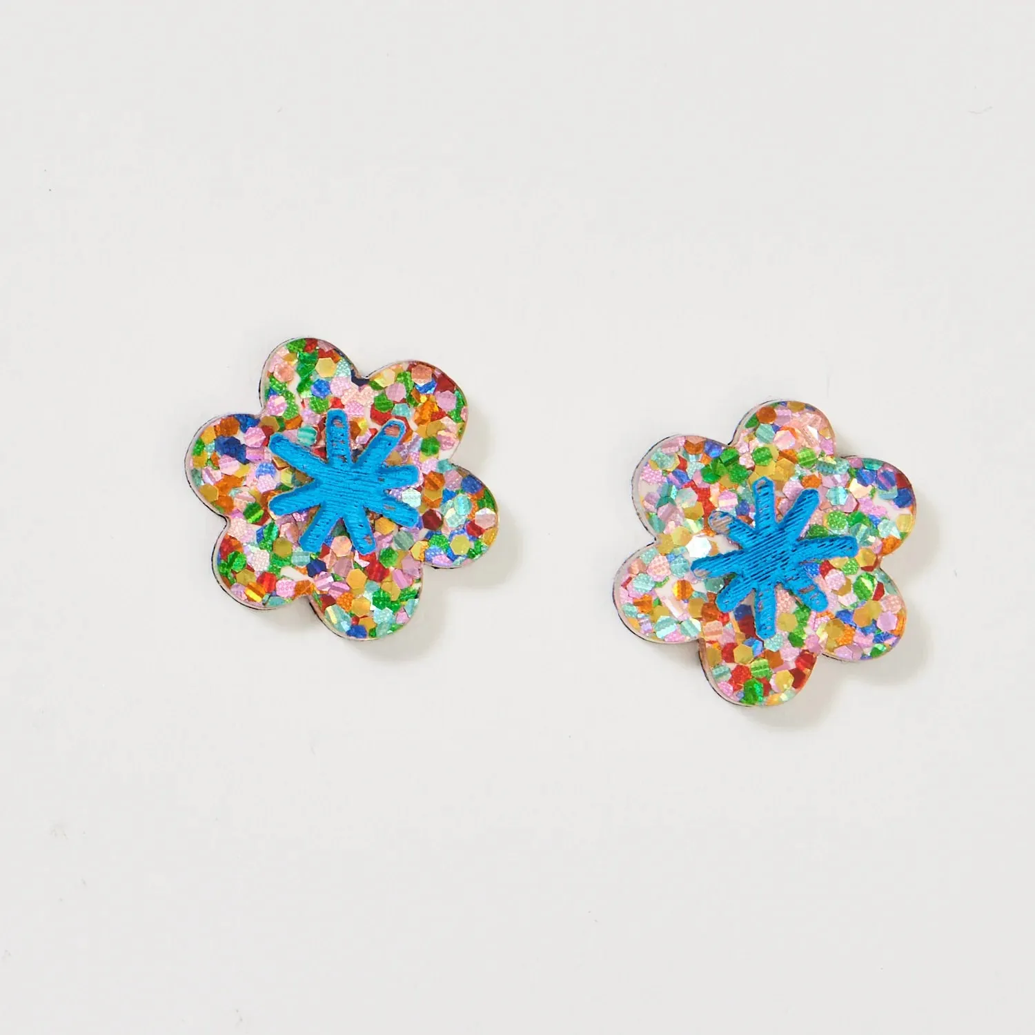 Martha Jean Aster Stud Earrings - Rainbow