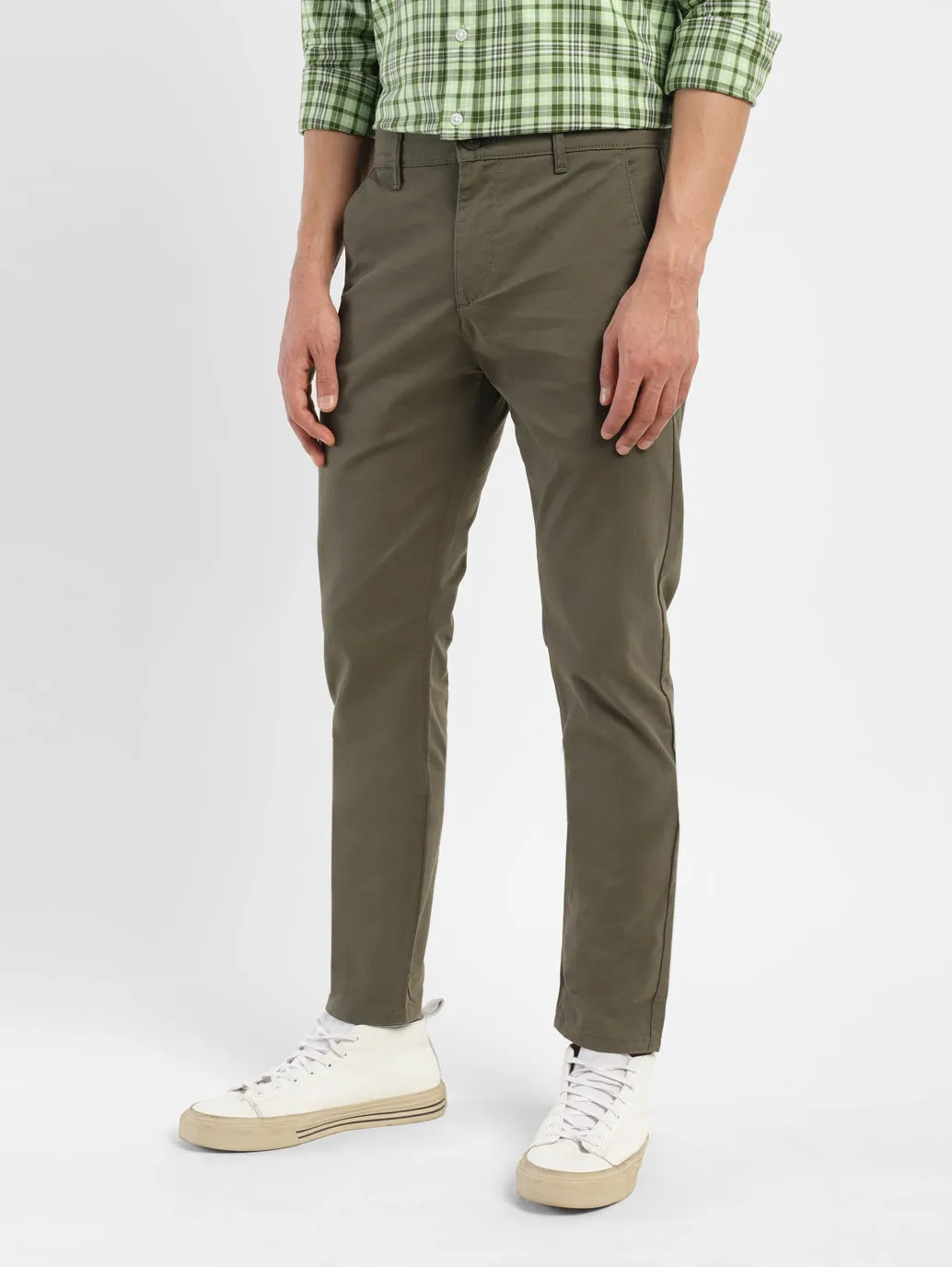 Men's 512 Green Slim Tapered Fit Chinos